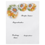 recipe paper flyers
