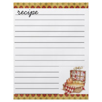 recipe sheet