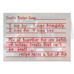 Recipe Swap Invitation cards