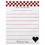 Recipes From the Heart Recipe Paper flyers