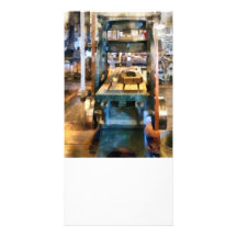 Reciprocating Flatbed Planer Photo Card Template