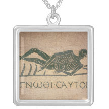 Reclining skeleton with the caption 'Know Pendants