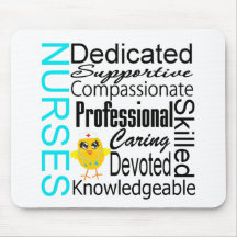 Recognise a Nurse:  Nurses Recognition Collage Mousepad