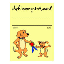 Recognition Award Post Card