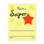 Recognition Award postcards