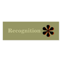 Recognition Business Card Template