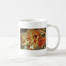Reconciliation Of Louis And Mary Detail By Rubens Coffee Mug