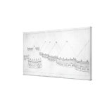 Reconstruction of Etruscan tombs at Tarquinia Gallery Wrap Canvas