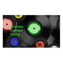Record Album Business Cards