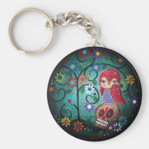 Record Art By Lori Everett Key Chain