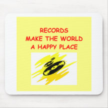 record collecting mouse pads