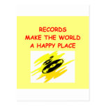 record collecting post cards