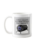 RECORD collector joke Coffee Mugs