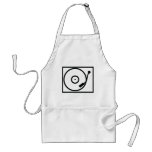 record player turntable icon aprons
