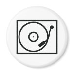 record player turntable icon magnets