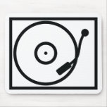 record player turntable icon mouse mats