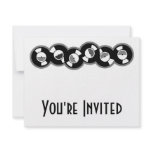 Record Row Grey invitations