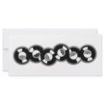 Record Row Grey rack cards