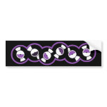 Record Row Purple bumper stickers