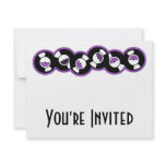 Record Row Purple invitations