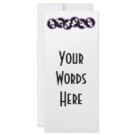 Record Row Purple rack cards