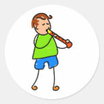 Recorder Kid Stickers