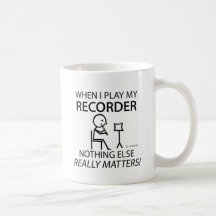 Recorder Nothing Else Matters Mug