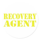 Recovery Agent stickers