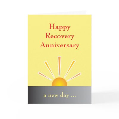 Recovery Anniversary Card by marydrews