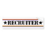 Recruiter Bumper Stickers