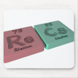 Recs as Re Rhenium and Cs Caesium mousepads