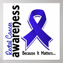 Rectal Cancer Awareness 5 Anal Cancer Print