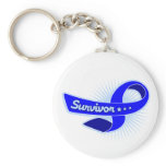 Rectal Cancer Survivor Ribbon keychains