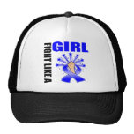 Rectal Cancer Victory Fight Like A Girl Trucker Hats
