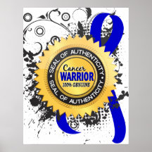 Rectal Cancer Warrior 23 Print