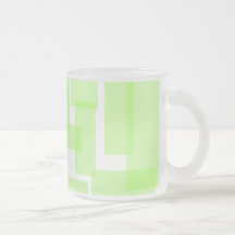 Rectangles Mug - Lime Green