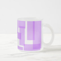 Rectangles Mug - Purple