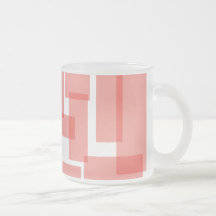 Rectangles Mug - Red