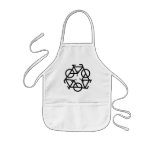 Recycle Bicycle Logo Symbol Aprons