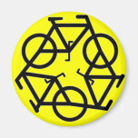 Recycle Bicycle Logo Symbol Fridge Magnets