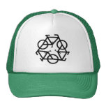 Recycle Bicycle Logo Symbol Hat