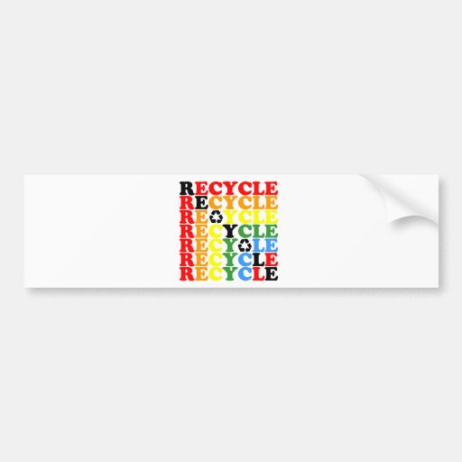 Recycle Bumper Stickers
