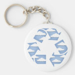 Recycle Clouds Keychains