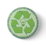 Recycle Earth Day Gear buttons