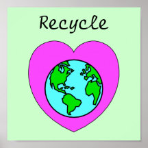 Recycle Environmental Eco-Friendly Poster