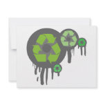 Recycle exclusive products! invitations