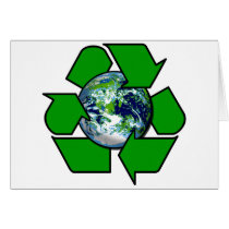 Recycle for Planet Earth Greeting Card