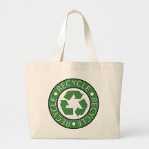 Recycle Green Canvas Bags