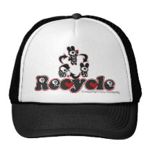 Recycle Mr Rattle's Heart Trucker Hats