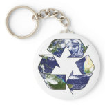 Recycle Now Keychain